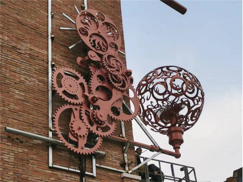 創(chuàng)意景觀(guān)小品，激活九江大中路商業(yè)街客流